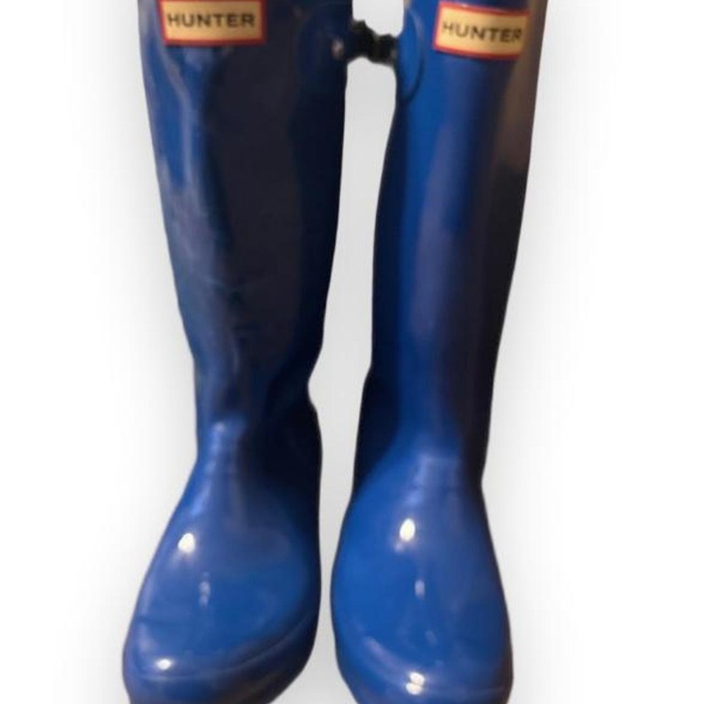 Hunter Blue Kids Gorpcore Rain Boots